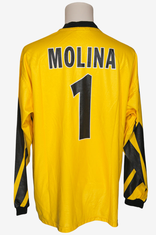 ATLETICO MADRID 1998/99 - GKP - MATCHWORN - MOLINA - XL