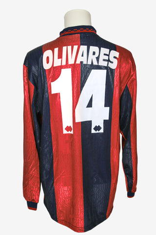 BOLOGNA 1995/96 - HOME - OLIVARES - MATCHWORN - XL