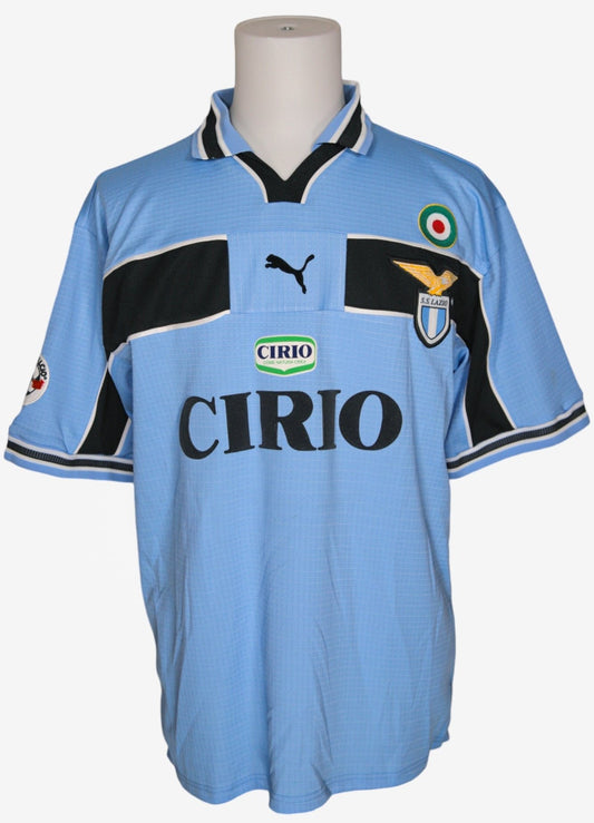 LAZIO 1998/99 - HOME - PANCARO - MATCHWORN - XL