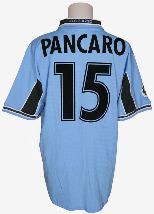 LAZIO 1998/99 - HOME - PANCARO - MATCHWORN - XL