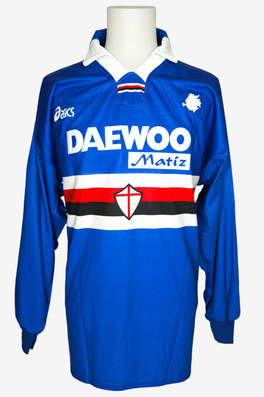 SAMPDORIA 1998/99 - HOME - PECCHIA - MATCHWORN - XXL