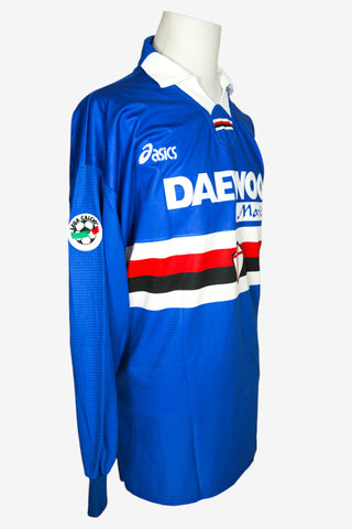 SAMPDORIA 1998/99 - HOME - PECCHIA - MATCHWORN - XXL