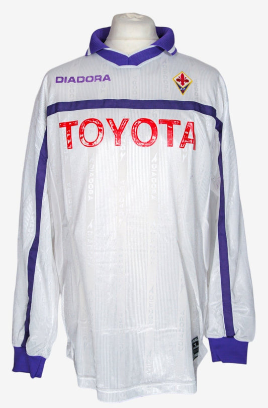 FIORENTINA 1999/00 - MATCHWORN - AWAY - PIERINI - XL