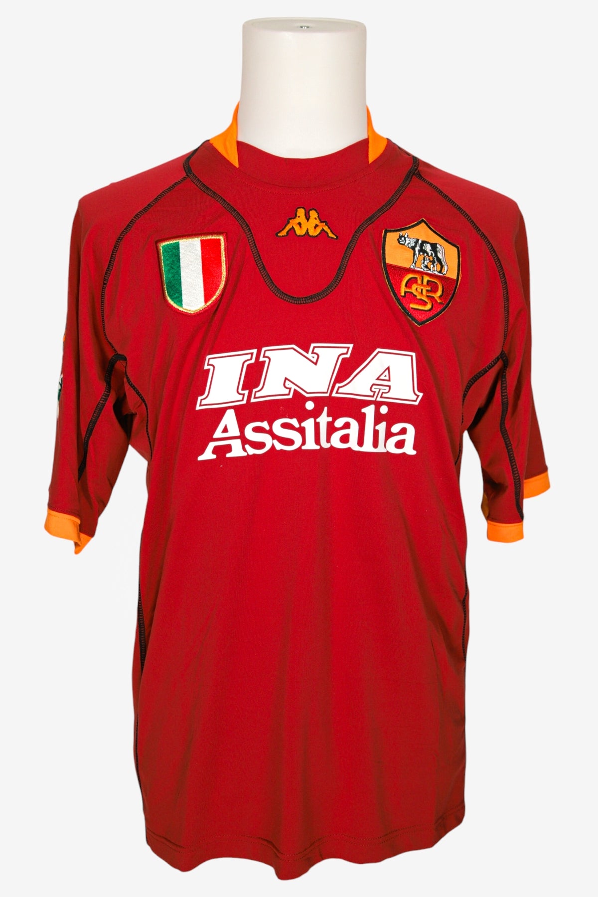 ROMA 2001/02 - MATCHWORN - TOTTI - HOME